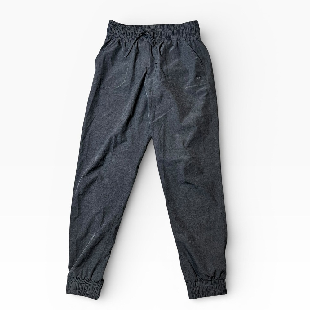 Albion Jetsetters Black Joggers Stretch Pants Womens Small‎ Athleisure Gym Yoga